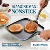 imageFarberware Cookstart DiamondMax Nonstick Jumbo Cooker with Lid and Helper Handle Dishwasher Safe 6 Quart BlackAqua