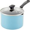 imageFarberware Cookstart DiamondMax Nonstick Jumbo Cooker with Lid and Helper Handle Dishwasher Safe 6 Quart BlackAqua