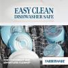 imageFarberware Cookstart DiamondMax Nonstick Jumbo Cooker with Lid and Helper Handle Dishwasher Safe 6 Quart BlackAqua