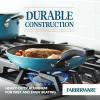 imageFarberware Cookstart DiamondMax Nonstick Jumbo Cooker with Lid and Helper Handle Dishwasher Safe 6 Quart BlackAqua