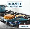 imageFarberware Cookstart DiamondMax Nonstick Jumbo Cooker with Lid and Helper Handle Dishwasher Safe 6 Quart BlackAqua
