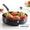 imageFarberware Cookstart DiamondMax Nonstick Jumbo Cooker with Lid and Helper Handle Dishwasher Safe 6 Quart BlackBlack