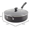 imageFarberware Cookstart DiamondMax Nonstick Jumbo Cooker with Lid and Helper Handle Dishwasher Safe 6 Quart BlackBlack