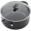 imageFarberware Cookstart DiamondMax Nonstick Jumbo Cooker with Lid and Helper Handle Dishwasher Safe 6 Quart BlackBlack