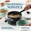 imageFarberware Cookstart DiamondMax Nonstick Jumbo Cooker with Lid and Helper Handle Dishwasher Safe 6 Quart BlackBlack