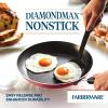imageFarberware Cookstart DiamondMax Nonstick Jumbo Cooker with Lid and Helper Handle Dishwasher Safe 6 Quart BlackRed