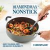 imageFarberware Cookstart DiamondMax Nonstick Jumbo Cooker with Lid and Helper Handle Dishwasher Safe 6 Quart BlackSilver