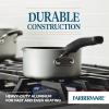 imageFarberware Cookstart DiamondMax Nonstick Jumbo Cooker with Lid and Helper Handle Dishwasher Safe 6 Quart BlackSilver