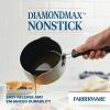 imageFarberware Cookstart DiamondMax Nonstick Jumbo Cooker with Lid and Helper Handle Dishwasher Safe 6 Quart BlackSilver