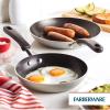 imageFarberware Cookstart DiamondMax Nonstick Jumbo Cooker with Lid and Helper Handle Dishwasher Safe 6 Quart BlackSilver