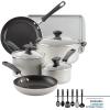 imageFarberware Cookstart DiamondMax Nonstick Jumbo Cooker with Lid and Helper Handle Dishwasher Safe 6 Quart BlackSilver