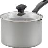 imageFarberware Cookstart DiamondMax Nonstick Jumbo Cooker with Lid and Helper Handle Dishwasher Safe 6 Quart BlackSilver
