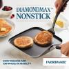 imageFarberware Cookstart DiamondMax Nonstick Jumbo Cooker with Lid and Helper Handle Dishwasher Safe 6 Quart BlackSilver