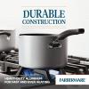 imageFarberware Cookstart DiamondMax Nonstick Jumbo Cooker with Lid and Helper Handle Dishwasher Safe 6 Quart BlackSilver