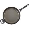 imageFarberware Dishwasher Safe Nonstick Jumbo CookerSaute Pan with Helper Handle Aluminum 6 Quart BlueBlack