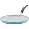 imageFarberware EcoAdvantage Ceramic Nonstick Straining SaucepanSauce Pan with Lid 3 Quart AquaAqua