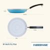 imageFarberware EcoAdvantage Ceramic Nonstick Straining SaucepanSauce Pan with Lid 3 Quart AquaAqua