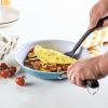 imageFarberware EcoAdvantage Ceramic Nonstick Straining SaucepanSauce Pan with Lid 3 Quart AquaAqua