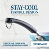 imageFarberware EcoAdvantage Ceramic Nonstick Straining SaucepanSauce Pan with Lid 3 Quart AquaAqua