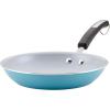 imageFarberware EcoAdvantage Ceramic Nonstick Straining SaucepanSauce Pan with Lid 3 Quart AquaAqua