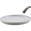 imageFarberware EcoAdvantage Ceramic Nonstick Straining SaucepanSauce Pan with Lid 3 Quart AquaGray