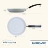 imageFarberware EcoAdvantage Ceramic Nonstick Straining SaucepanSauce Pan with Lid 3 Quart AquaGray