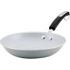 imageFarberware EcoAdvantage Ceramic Nonstick Straining SaucepanSauce Pan with Lid 3 Quart AquaGray