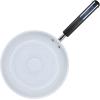 imageFarberware EcoAdvantage Ceramic Nonstick Straining SaucepanSauce Pan with Lid 3 Quart AquaGray