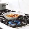 imageFarberware EcoAdvantage Ceramic Nonstick Straining SaucepanSauce Pan with Lid 3 Quart AquaGray