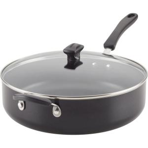 imageFarberware Cookstart DiamondMax Nonstick Jumbo Cooker with Lid and Helper Handle Dishwasher Safe 6 Quart BlackBlack