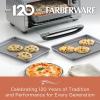 imageFarberware Bakeware Steel Nonstick Toaster Oven Pan Set 4Piece Baking Set Gray