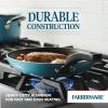 imageFarberware Cookstart DiamondMax Nonstick Frying PansSkillet Set Dishwasher Safe 825 Inch and 10 Inch AquaAqua
