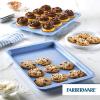 imageFarberware Easy Solutions Nonstick Bakeware Baking PansCookie Pan Set 11Inch x 17Inch 2 Piece  Blue2 Piece