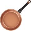 imageFarberware Glide Deep Nonstick Frying Pan  Fry Pan  Skillet with Helper Handle  125 Inch Black10 Inch