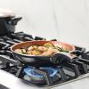 imageFarberware Glide Deep Nonstick Frying Pan  Fry Pan  Skillet with Helper Handle  125 Inch Black10 Inch