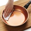 imageFarberware Glide Deep Nonstick Frying Pan  Fry Pan  Skillet with Helper Handle  125 Inch Black10 Inch