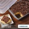imageFarberware GoldenBake Bakeware Nonstick Baking PanCake Pan with Lid Rectangle Insulated 9 Inch x 13 Inch  Gray