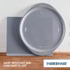 imageFarberware GoldenBake Bakeware Nonstick Baking PansCake Pan Set Round Insulated Two 8Inch Gray2Piece Bakeware Set Pack of 2
