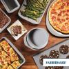 imageFarberware GoldenBake Bakeware Nonstick Baking PansCake Pan Set Round Insulated Two 8Inch Gray2Piece Bakeware Set Pack of 2