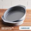 imageFarberware GoldenBake Bakeware Nonstick Baking PansCake Pan Set Round Insulated Two 8Inch Gray2Piece Cake Pan Set