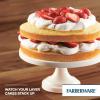 imageFarberware GoldenBake Bakeware Nonstick Baking PansCake Pan Set Round Insulated Two 8Inch Gray2Piece Cake Pan Set