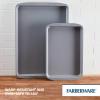 imageFarberware GoldenBake Bakeware Nonstick Baking PansCake Pan Set Round Insulated Two 8Inch Gray2Piece Sheet Pan Set