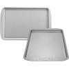 imageFarberware Nonstick Bakeware 3Piece Cookie Pan Set Gray11 x 17 2 piece