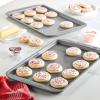 imageFarberware Nonstick Bakeware 3Piece Cookie Pan Set Gray11 x 17 2 piece