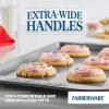 imageFarberware Nonstick Bakeware 3Piece Cookie Pan Set Gray3Piece Set