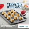 imageFarberware Nonstick Bakeware 4Piece Baking Sheet Set Gray 