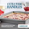 imageFarberware Nonstick Bakeware Baking Pan  Nonstick Cake Pan Round  9 Inch Gray 1 Count Pack of 1Square