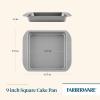 imageFarberware Nonstick Bakeware Baking Pan  Nonstick Cake Pan Round  9 Inch Gray 1 Count Pack of 1Square