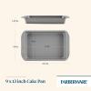 imageFarberware Nonstick Bakeware Baking Pan With Lid  Nonstick Cake Pan With Lid Rectangle  9 Inch x 13 Inch GrayGray
