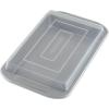 imageFarberware Nonstick Bakeware Baking Pan With Lid  Nonstick Cake Pan With Lid Rectangle  9 Inch x 13 Inch GrayGray